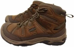 Keen Circadia Mid Waterproof Mens Leather Wide Fit Hiking Boots - Brown -Fashion Menswear Shop 25733f482afa28ba9d3a52688c3f7139