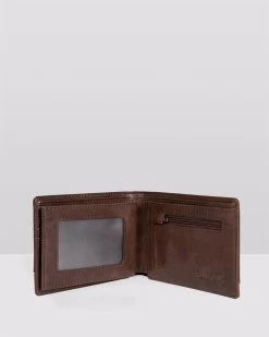 Mens Unit Hatch Wallet - CHOCOLATE -Fashion Menswear Shop 25e01ca8e55db621972f2361051bb3e5