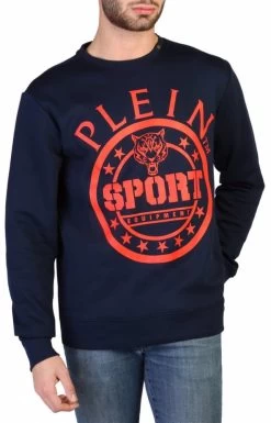 Plein Sport AW455FIPS208 Sweatshirts For Men Blue