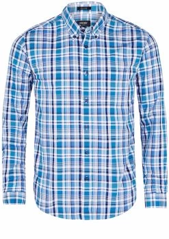 Oxford Men's Uxbridge Check Shirt - Blue/Sky