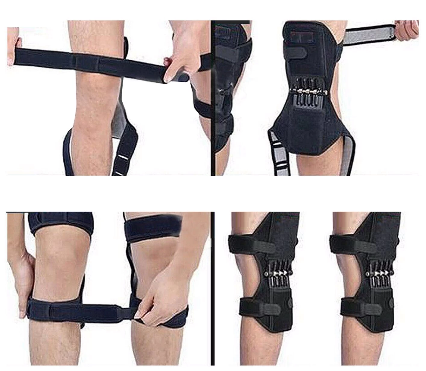 2Pcs Power Spring Knee Pads Brace Leg Support Rebound Lift Stabilizer Joint 7 2Pcs Power Spring Knee Pads Brace Leg Support Rebound Lift Stabilizer Joint - Image 7