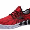 Beakey Mens Road Running Shoes Lightweight Sneakers For Men And Women-Red