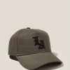 Cotton On Curved Peak Snapback Khaki