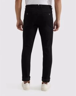 Oxford Men's Stretch Sknny Fit Organic Cotton Chinos - Black -Fashion Menswear Shop 2a67d2b0ec7553df2f79036ead9fdb33