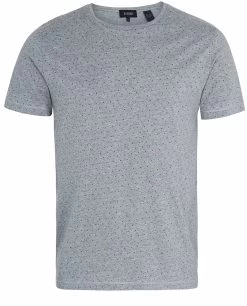 Oxford Men's Max Spotprint Crew T-Shirt - Grey/Red