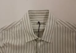 Ermanno Scervino White Black Striped Regular Fit Casual Shirt -Fashion Menswear Shop 2ae12176efc3f6523b24721e57ff41b6