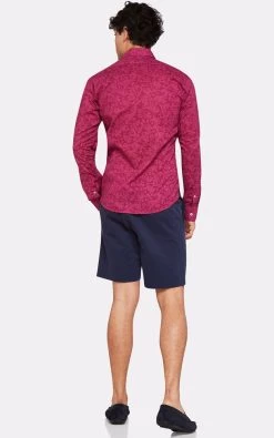 Oxford Men's Kenton Floral Print Shirt - Red 15 Oxford Men's Kenton Floral Print Shirt - Red -Fashion Menswear Shop 2b2fae1a77e7ce3d5f0faac3ccdaef9b