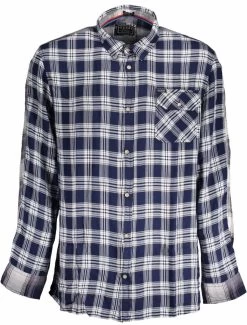 Guess Jeans Blue Viscose Shirt