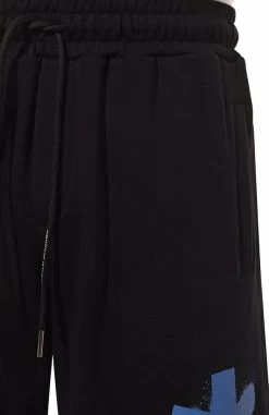 Comme Des Fuckdown Black Cotton Short -Fashion Menswear Shop 2b957258bd1e2244acf2267734a4ba74