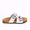 Moosefield Men's Leather Sandals - Silver