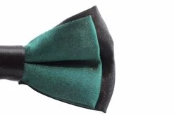Boys Bottle Green Two Tone Layer Bow Tie -Fashion Menswear Shop 30e2675890a8cda91a324257e3bbb721
