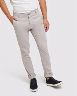 Oxford Men's Stretch Organic Cotton Skinny Chinos - Ash -Fashion Menswear Shop 31166578f29e03e23bbaecbadc3507ef