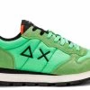 Sun68 Green Leather Sneaker