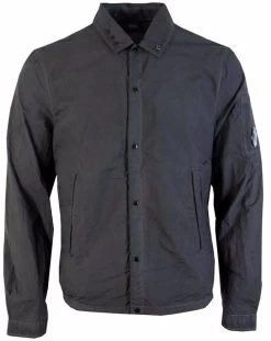 C.P. Company Black Jacket Over Shirt C.P. Company