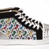 Christian Louboutin Multi/Silver Lou Pik Orlato Flat Shoes