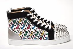 Christian Louboutin Multi/Silver Lou Pik Orlato Flat Shoes
