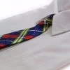 Kids Boys Multicoloured Patterned Elastic Neck Tie - Criss Cross Navy