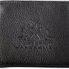 La Martina Black Leather Wallet