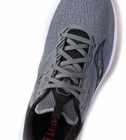 SAUCONY AXON 2 Shoe - Charcoal/Black - Mens -Fashion Menswear Shop 33f921e6544b23669a9e98a6ed611008