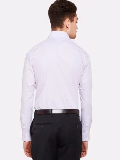 Oxford Men's Trafalgar Dobby Shirt - Pink -Fashion Menswear Shop 341b7a98f803920e8b058a15e527099f