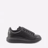 Alexander Mcqueen Men's Oversized Leather Sneakers - Black