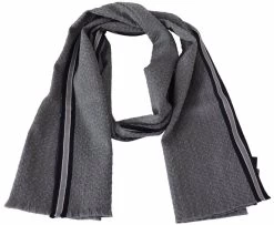 Missoni Gray Stripes Pattern 100% Wool Unisex Neck Wrap Scarf -Fashion Menswear Shop 34bb39b3359f2c029bb3205d2ad42dce