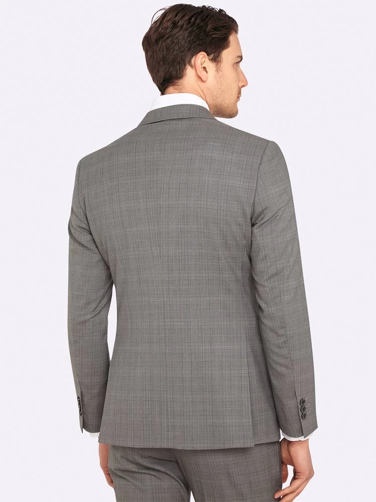 Oxford Men's D.B New Hopkins Wool Suit Jacket - Grey 4 Oxford Men's D.B New Hopkins Wool Suit Jacket - Grey - Image 4