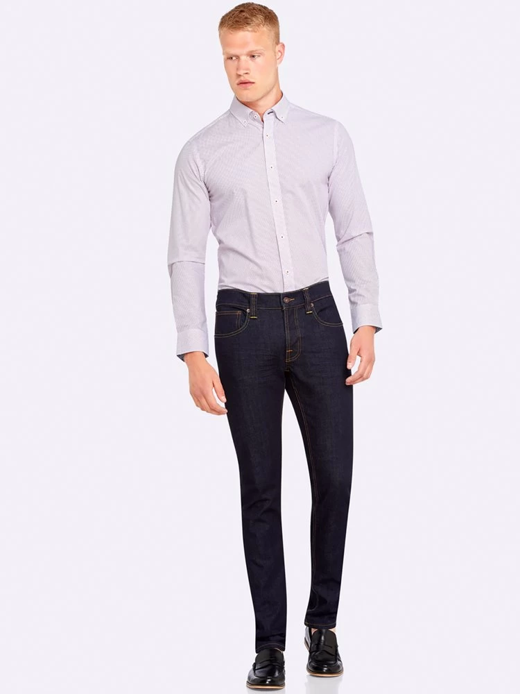 Oxford Men's Stratton Printed Shirt X - Red/Blue 5 Oxford Men's Stratton Printed Shirt X - Red/Blue - Image 5