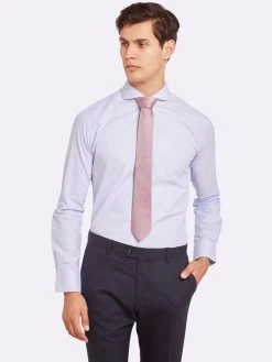 Oxford Men's Kensington Textured Shirt - Blue