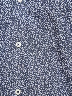 Oxford Men's Uxbridge Regular Fit Print Shirt - Navy -Fashion Menswear Shop 3682ffa050d1cd909e27f70c193852da