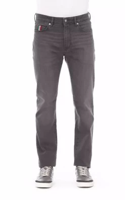 Baldinini Trend Gray Cotton Jeans & Pant