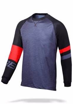 Bbb-Cycling SwitchBack L/S Jersey - Black/Red