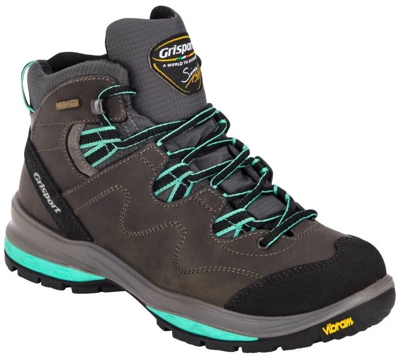 Grisport Capri Mid WP Charcoal/Mint Hiking Boots 2 Grisport Capri Mid WP Charcoal/Mint Hiking Boots - Image 2
