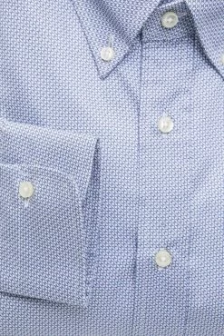Robert Friedman Light-blue Cotton Shirt -Fashion Menswear Shop 3a44fb92193aba7a667a778f7d27ad94