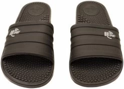 BR Sport Zak Mens Brazilian Comfort Slides Sandals With Massage Balls - Black/Black -Fashion Menswear Shop 3a6057f1b7c7d8f8f02d9283ada8b8e0
