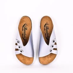 Moosefield Men's Leather Sandals - Silver -Fashion Menswear Shop 3ce8a97c24b1221448578480d5a21fc0