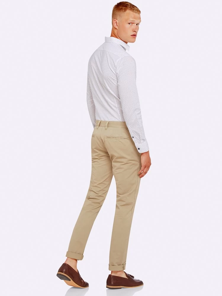 Oxford Men's Kenton Printed Shirt Navy / - Navy/Red 7 Oxford Men's Kenton Printed Shirt Navy / - Navy/Red - Image 7