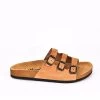 Moosefield Men's Leather Sandals - Light Brown