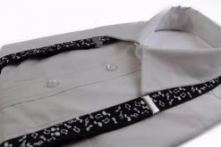 Mens Adjustable Black With White Music Notes Patterned Suspenders 11 Mens Adjustable Black With White Music Notes Patterned Suspenders -Fashion Menswear Shop 40a6382e6e0348b8fd9f642a8550f180