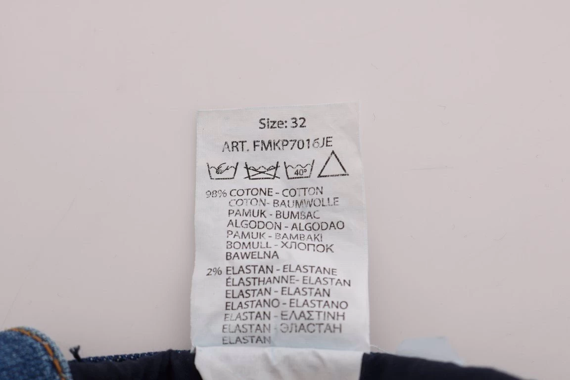 Frankie Morello Blue Wash Perth Slim Fit Jeans 8 Frankie Morello Blue Wash Perth Slim Fit Jeans - Image 8