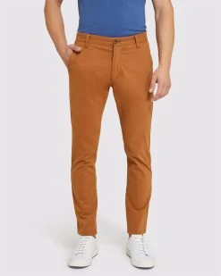 Oxford Men's Stretch Skinny Fit Chinos - Spice