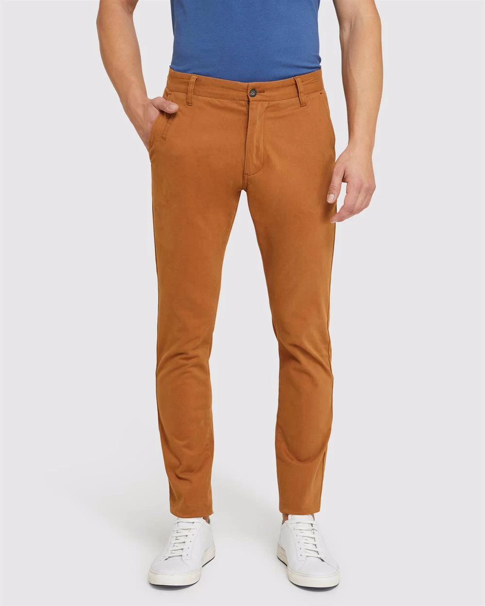 Oxford Men's Stretch Skinny Fit Chinos - Spice 1 Oxford Men's Stretch Skinny Fit Chinos - Spice