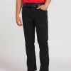Mens Volcom Solver Modern Fit Jeans Blackout