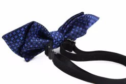 Boys Diamond Navy & Blue Crosses Patterned Cotton Bow Tie -Fashion Menswear Shop 42d463c0ed39322482bd103a4d4d360d