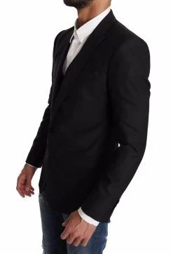 Dolce & Gabbana Blazer Vest 2 Piece Black Wool MARTINI -Fashion Menswear Shop 445c1a3ff6143866d2e4122e46f61c63