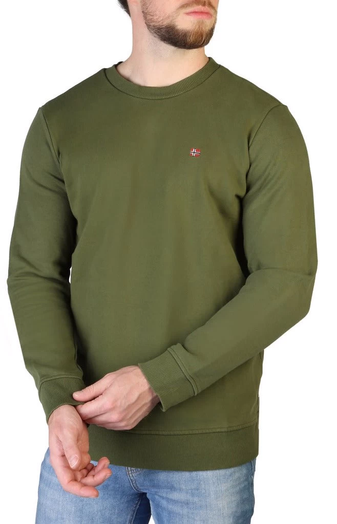 Napapijri Men's White Sweatshirt 4 Napapijri Men's White Sweatshirt - Image 4