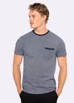 Men's Leo Pocket Front T-Shirt - Navy