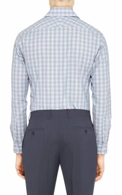 Oxford Men's Trafalgar Luxury Shirt - Green/Blue -Fashion Menswear Shop 459c24d699743e705027cd29babb5aa7