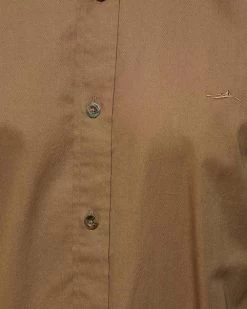 Oxford Men's Portland Regular Fit Casual Shirt - Taupe -Fashion Menswear Shop 45a08d84d50c98daaf8815b35f4dcca3