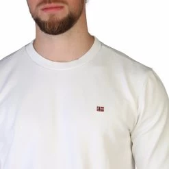 Napapijri Men's White Sweatshirt 11 Napapijri Men's White Sweatshirt -Fashion Menswear Shop 45b8dab0fd0f95184f4a545d1f0c8816